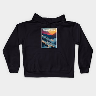 Mount Rose Lake Tahoe California Ski Kids Hoodie